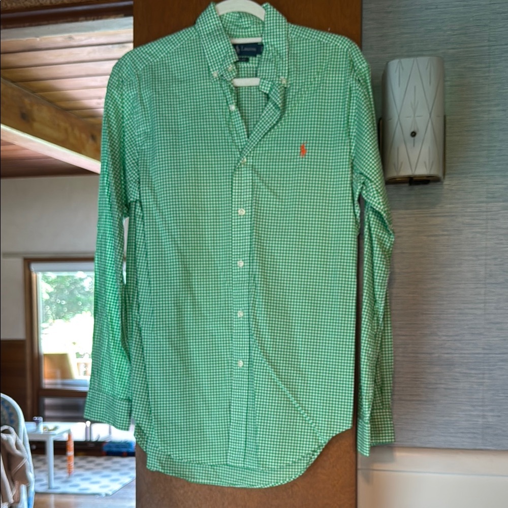 Ralph Lauren Green Casual Button Down Shirt